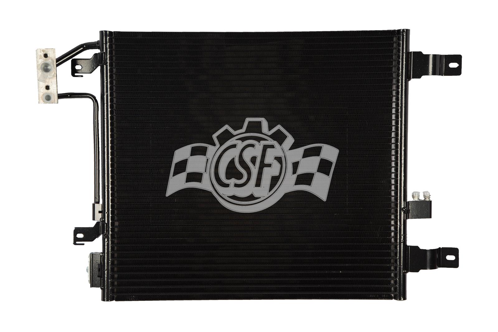 CSF Air Conditioning Condensers 10655 Condenser, Aluminum, Black, Jeep, Each thumbnail 2