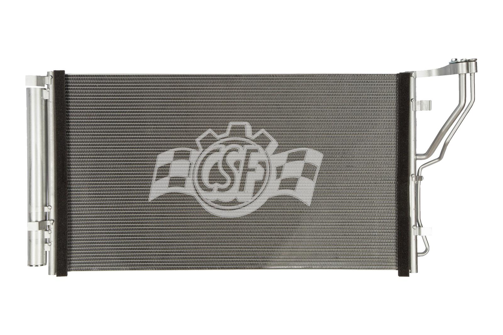 CSF Air Conditioning Condensers 10670 Condenser, Aluminum, Natural, for use on Hyundai, Each thumbnail 2