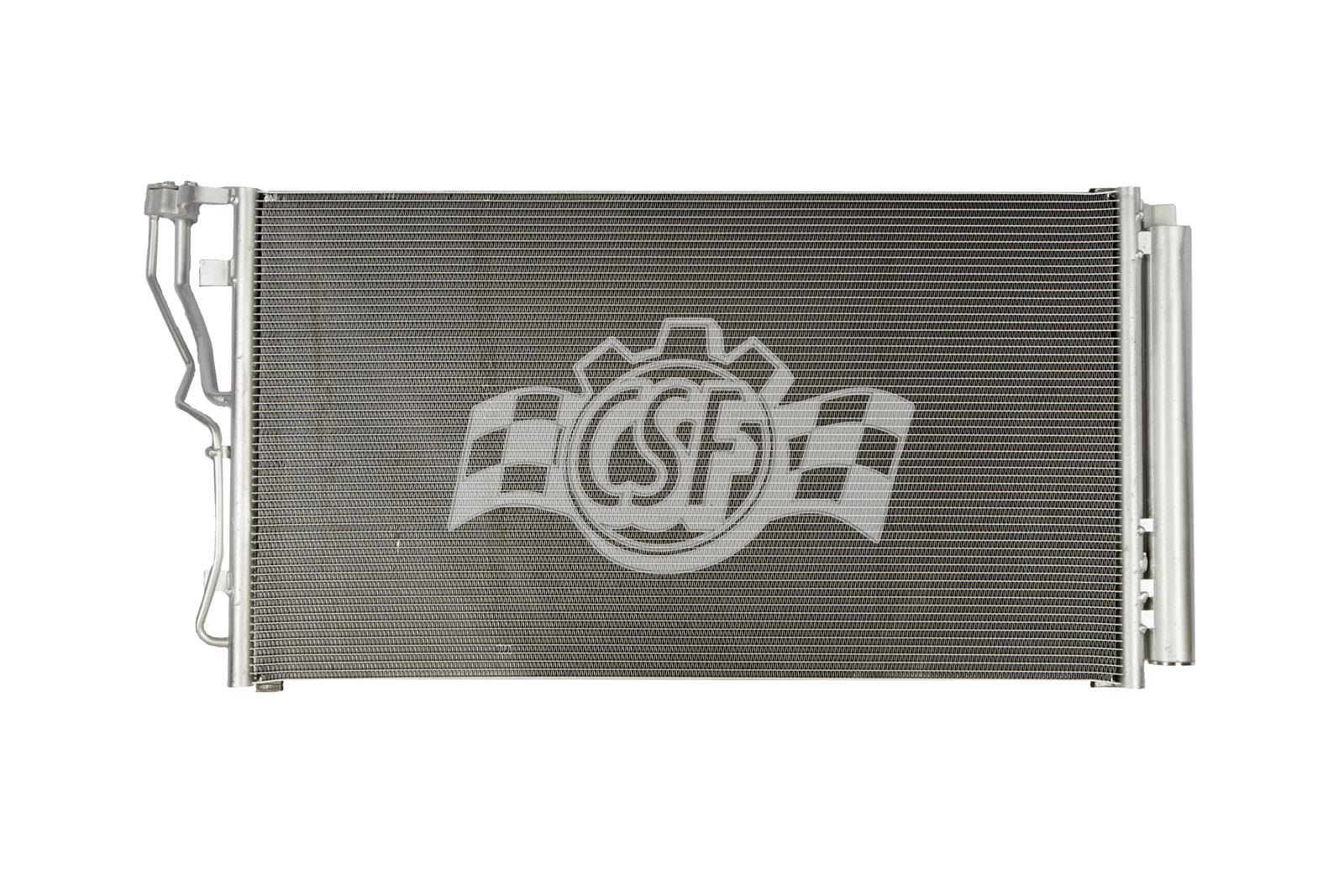 CSF Air Conditioning Condensers 10670 Condenser, Aluminum, Natural, for use on Hyundai, Each thumbnail 3