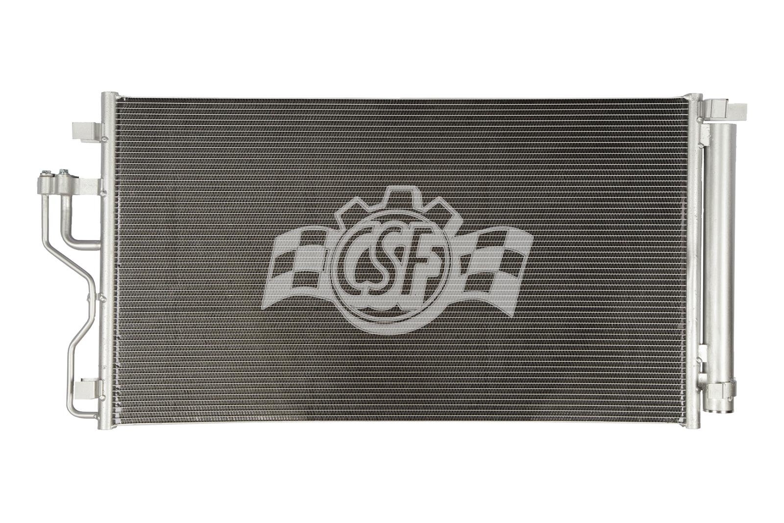 CSF Air Conditioning Condensers 10672 Condenser, Aluminum, Natural, for use on Hyundai, Each thumbnail 3