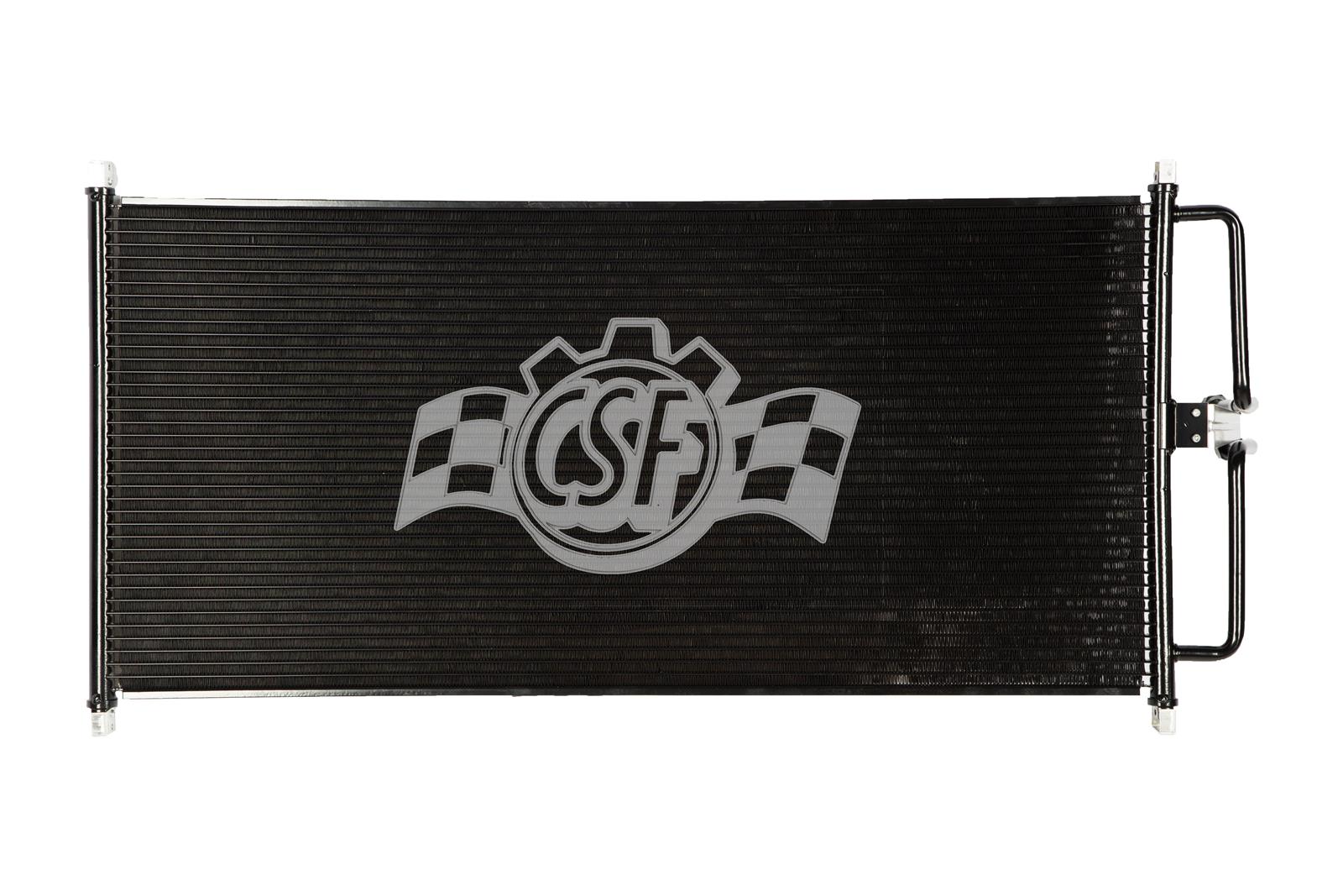 CSF Air Conditioning Condensers 10682 Condenser, Aluminum, Black, Ford, Lincoln, Each thumbnail 3