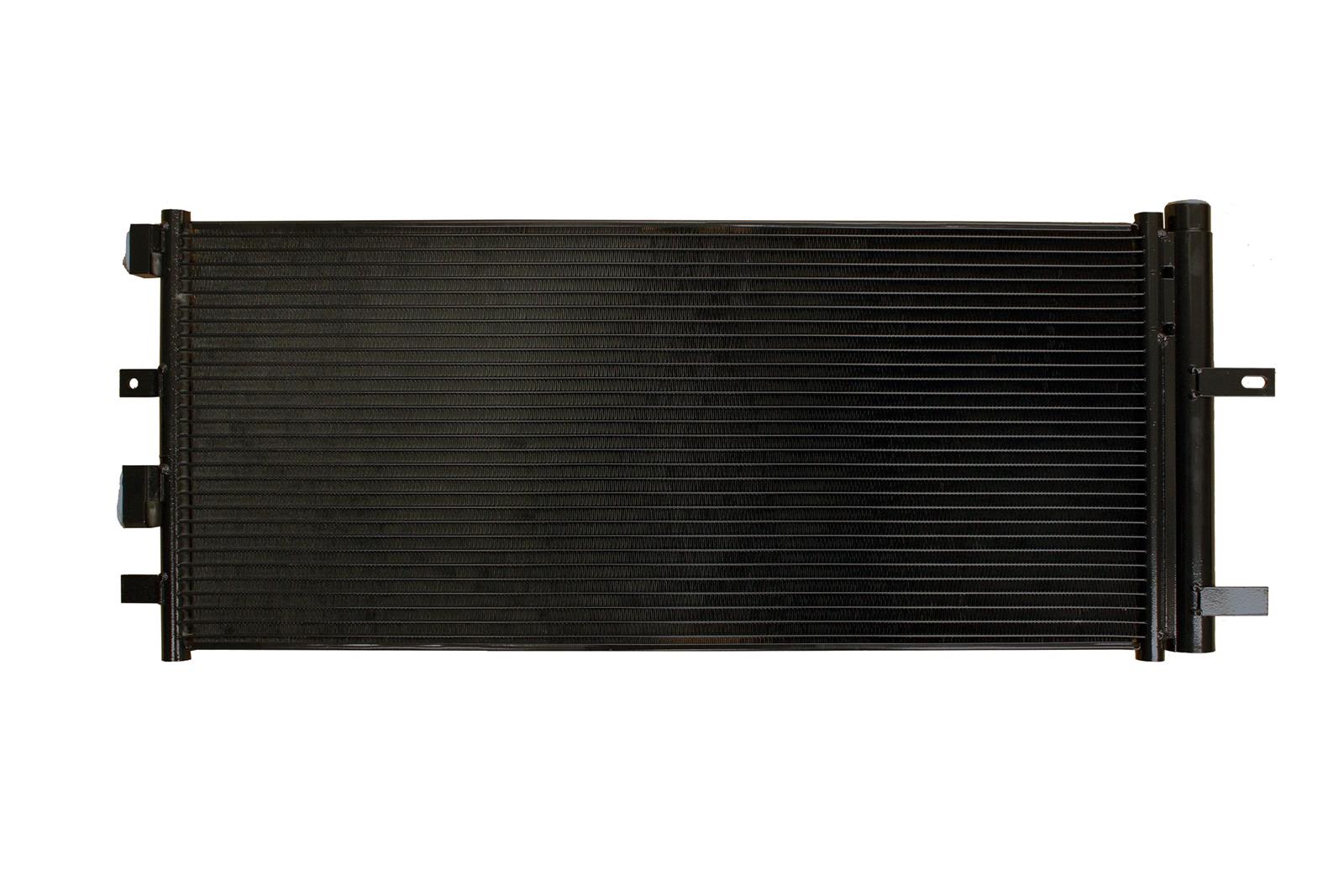 CSF Air Conditioning Condensers 10708 Condenser, Aluminum, Black, Ford, Lincoln, Each thumbnail 2