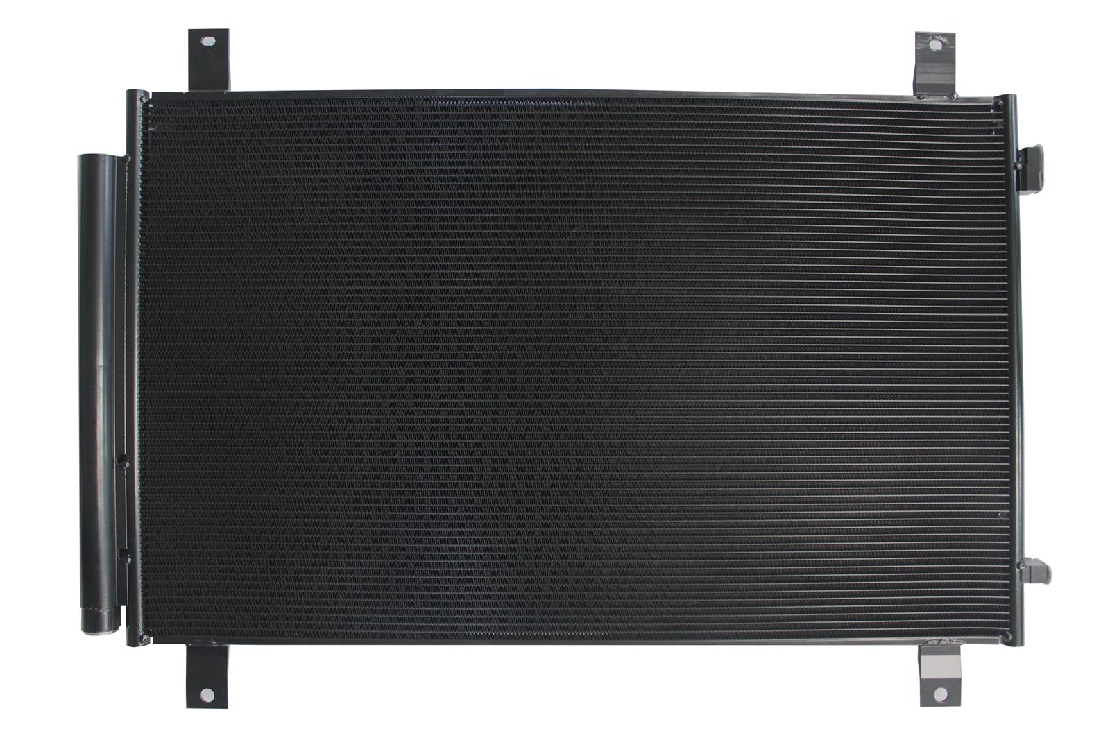 CSF Air Conditioning Condensers for 2014-2015 MDX - 10713 Condenser, Aluminum, Black, use with Acura®, Each thumbnail 2