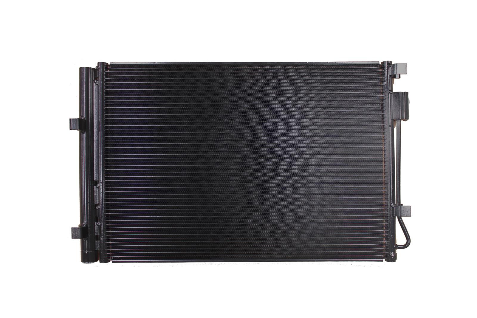 CSF Air Conditioning Condensers 10716 Condenser, Aluminum, Black, for use on Hyundai/Kia, Each thumbnail 2