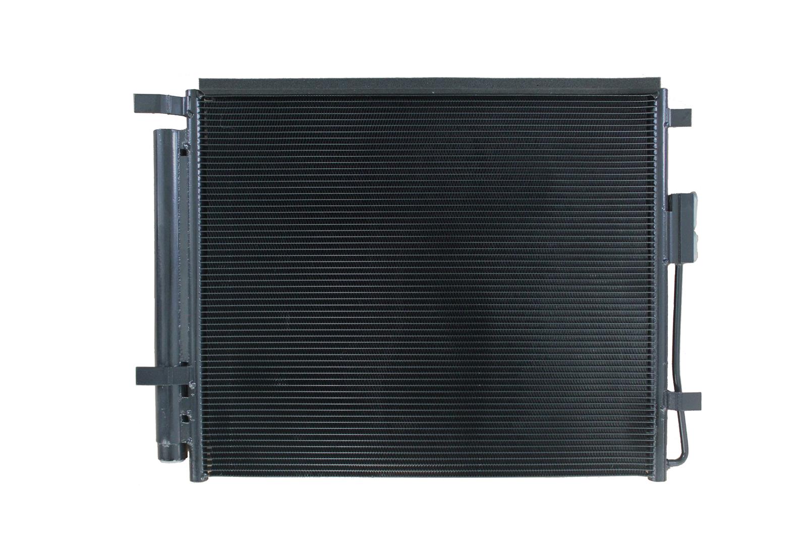 CSF Air Conditioning Condensers 10717 Condenser, Aluminum, Black, for use on Hyundai, Each thumbnail 2