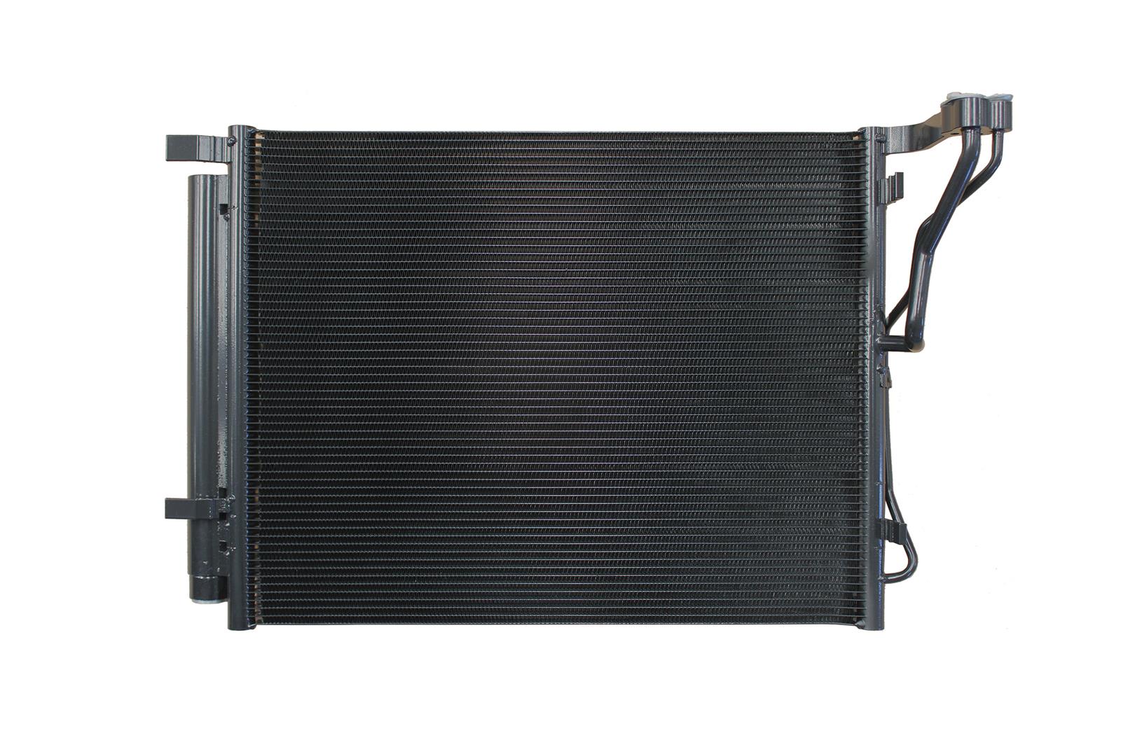 CSF Air Conditioning Condensers 10719 Condenser, Aluminum, Black, for use on Hyundai/Kia, Each thumbnail 2