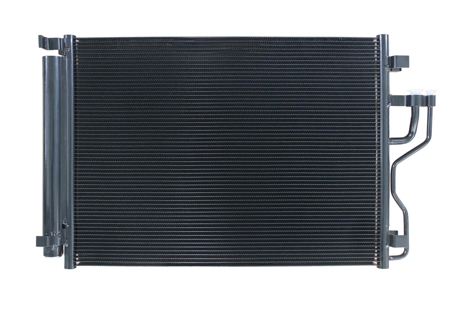 CSF Air Conditioning Condensers 10725 Condenser, Aluminum, Black, for Kia, Each thumbnail 2