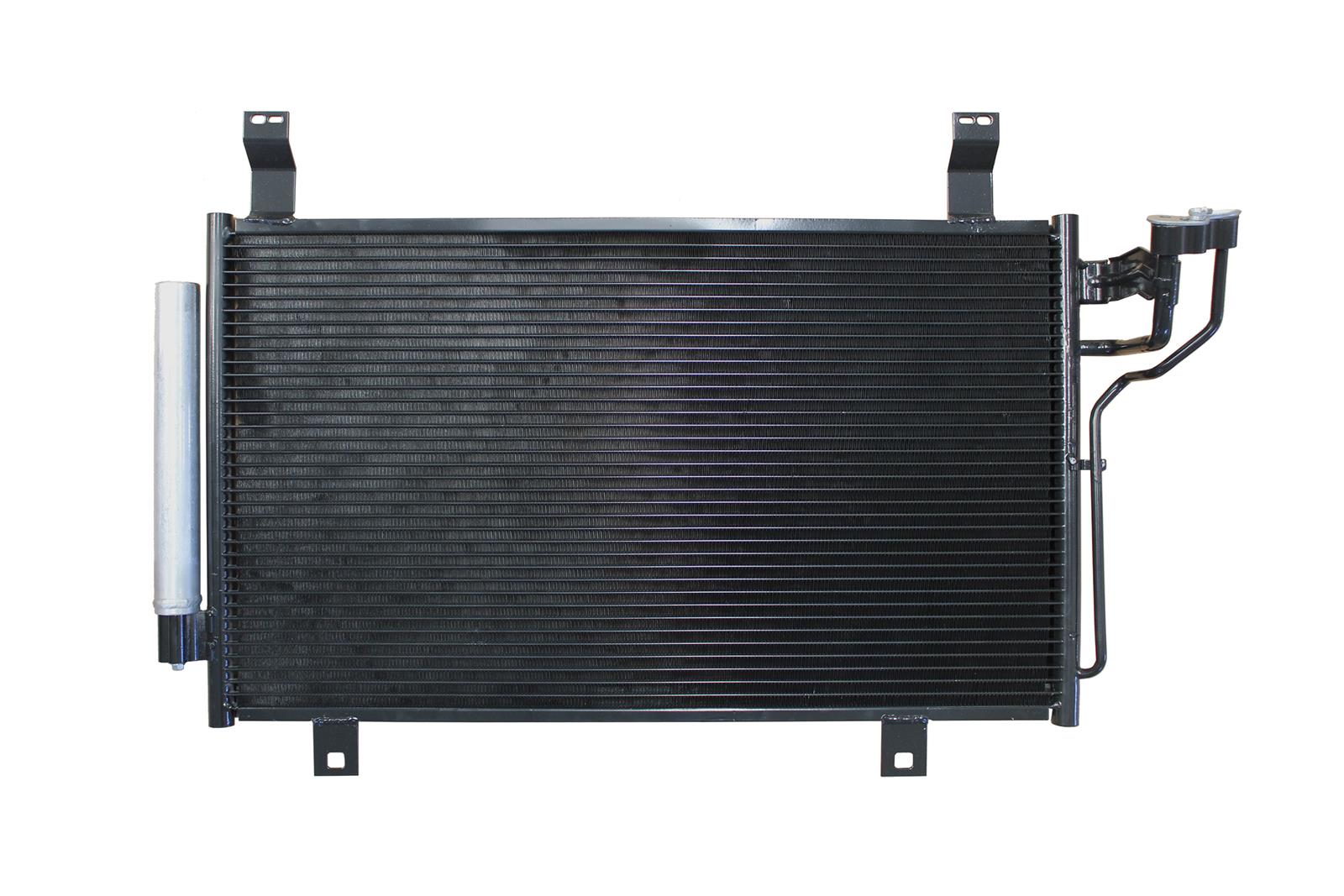 CSF Air Conditioning Condensers 10730 Condenser, Aluminum, Black, Mazda, Each thumbnail 2