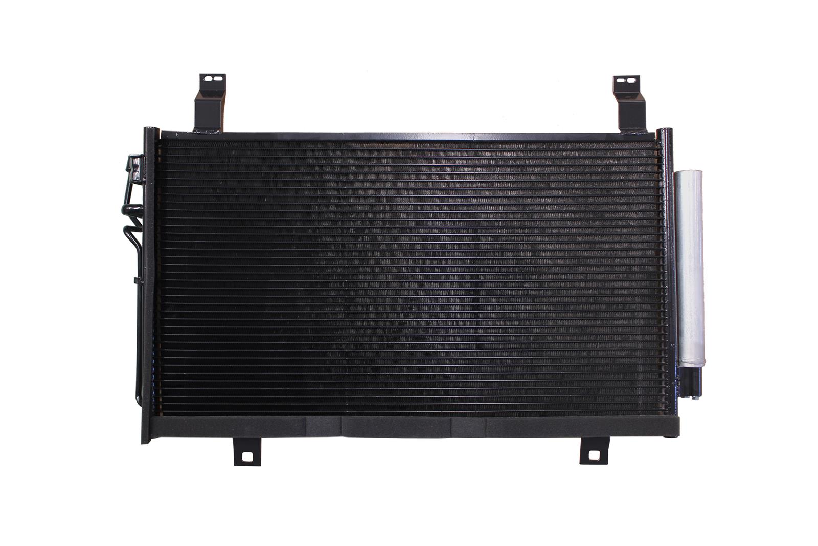 CSF Air Conditioning Condensers 10730 Condenser, Aluminum, Black, Mazda, Each thumbnail 3