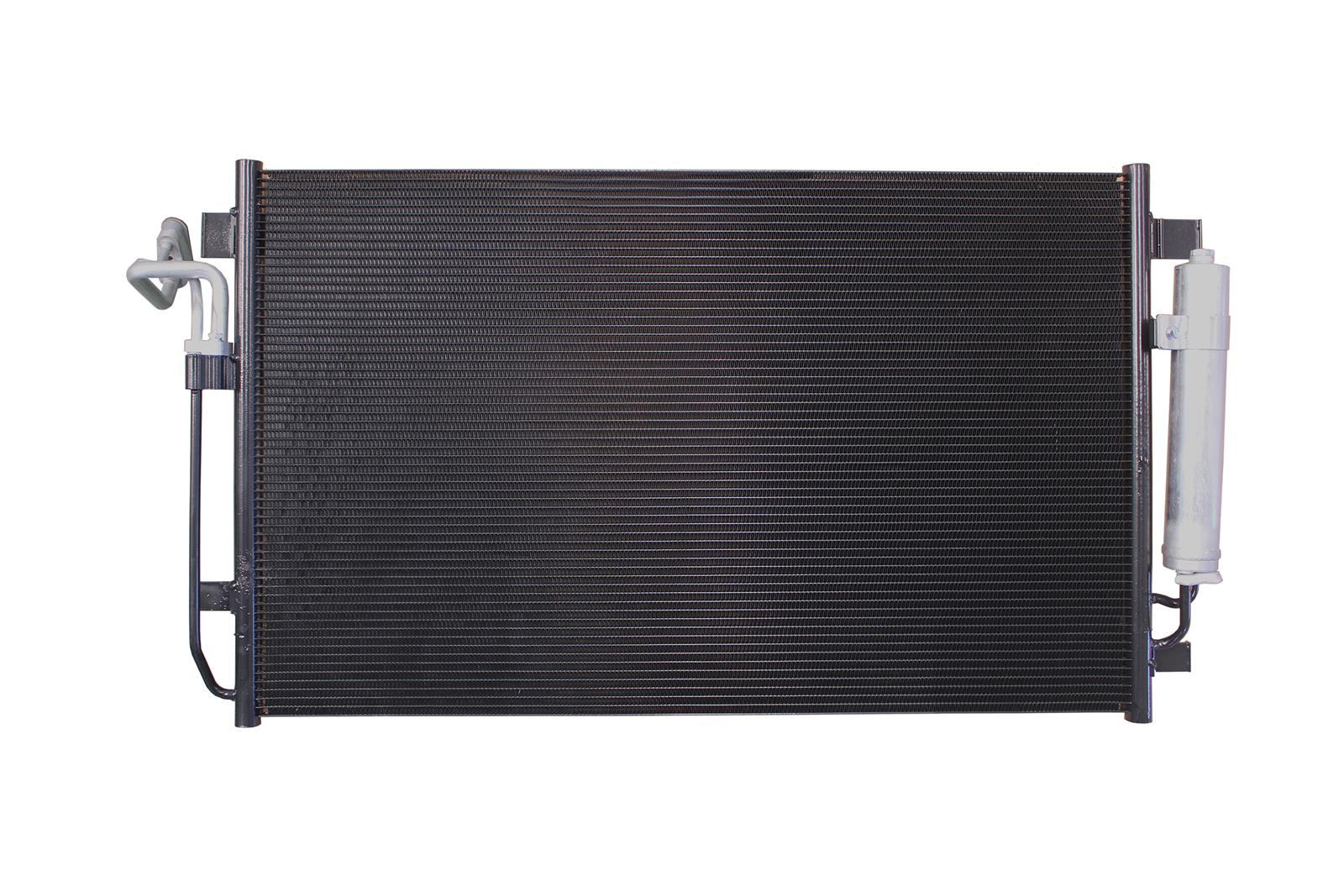 CSF Air Conditioning Condensers 10733 Condenser, Aluminum, Black, Nissan, Each thumbnail 3