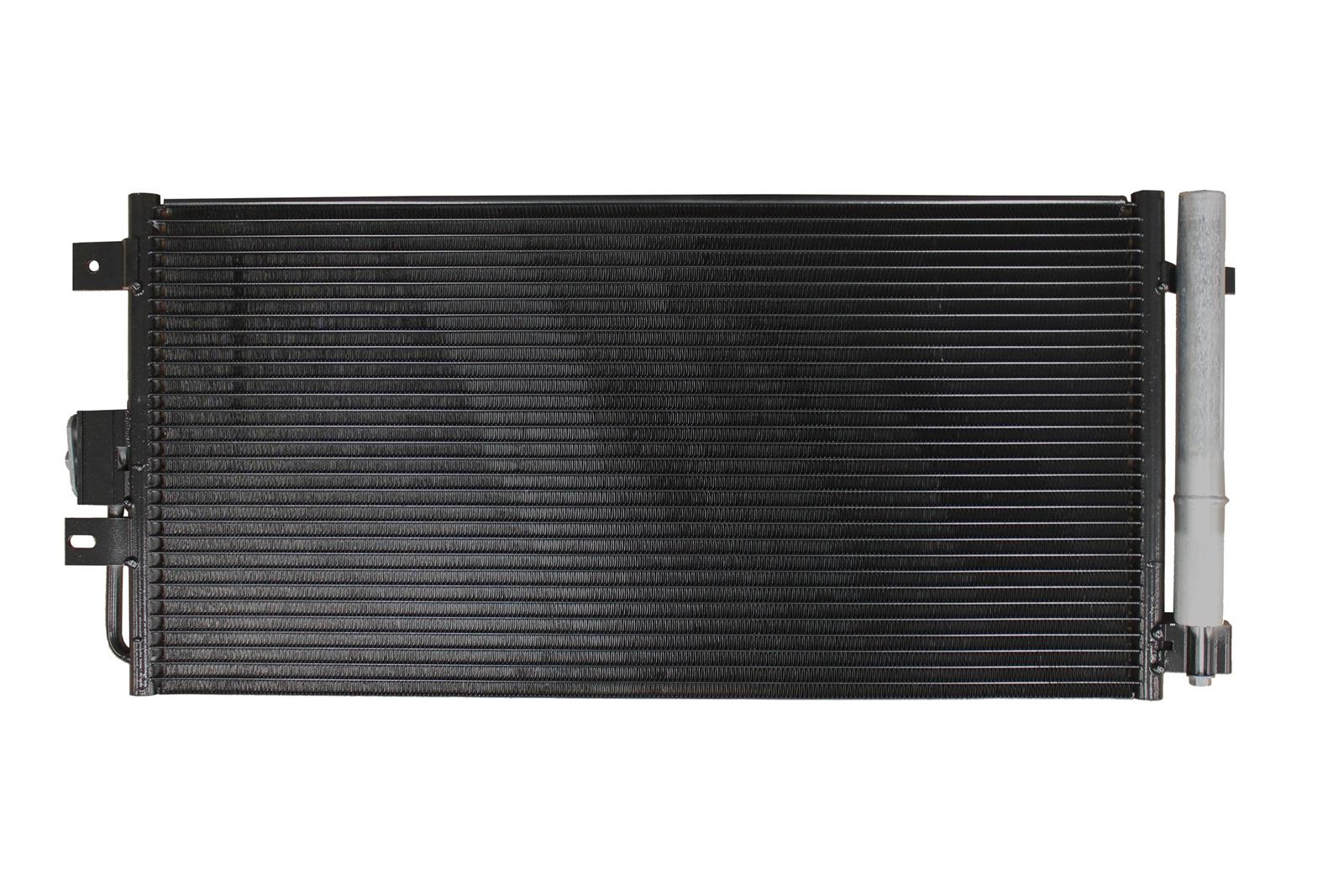 CSF Air Conditioning Condensers for 2012-2014 500 - 10755 Condenser, Aluminum, Black, Fiat, Each thumbnail 2