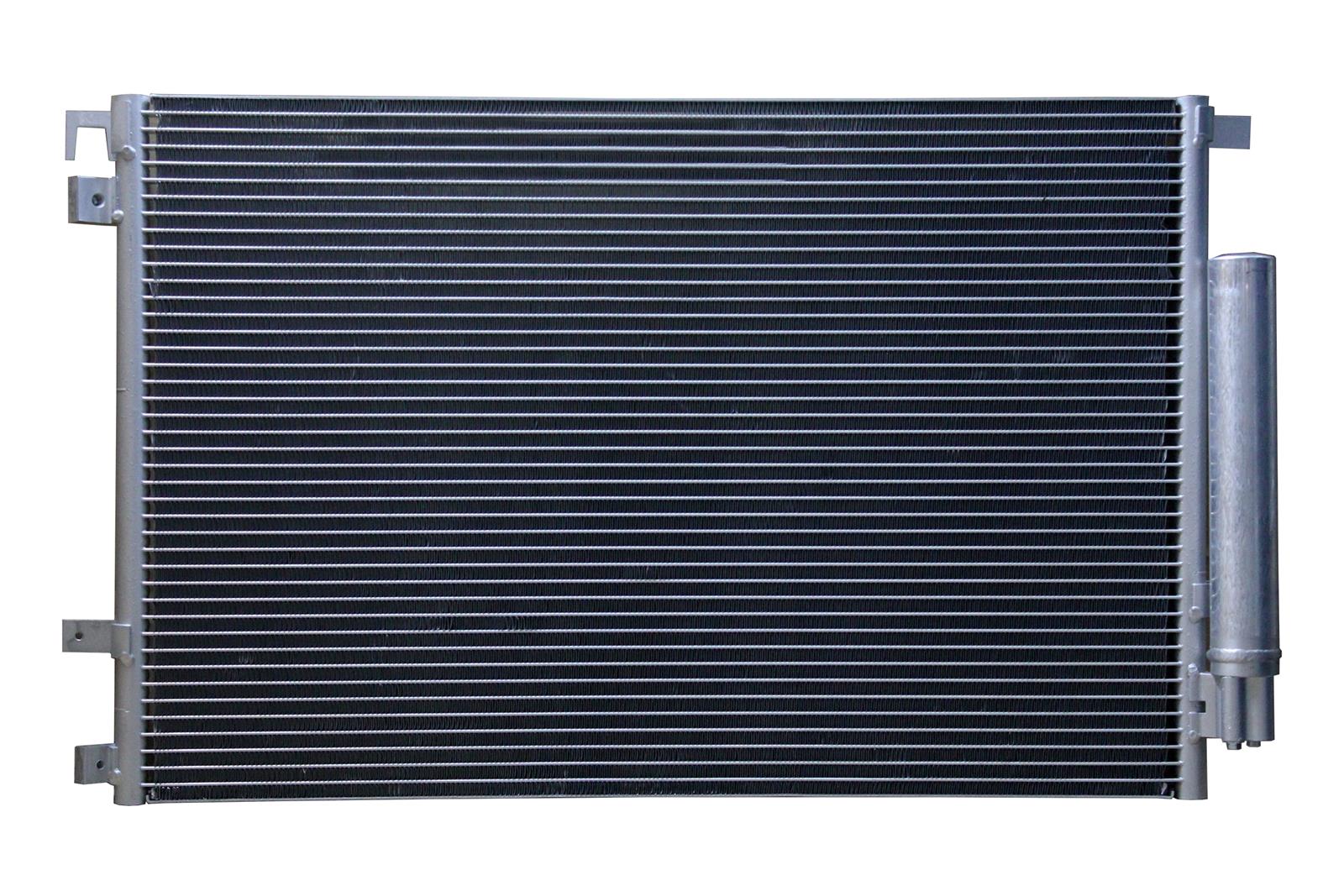 CSF Air Conditioning Condensers 10761 Condenser, Aluminum, Natural, Ford, Each thumbnail 2
