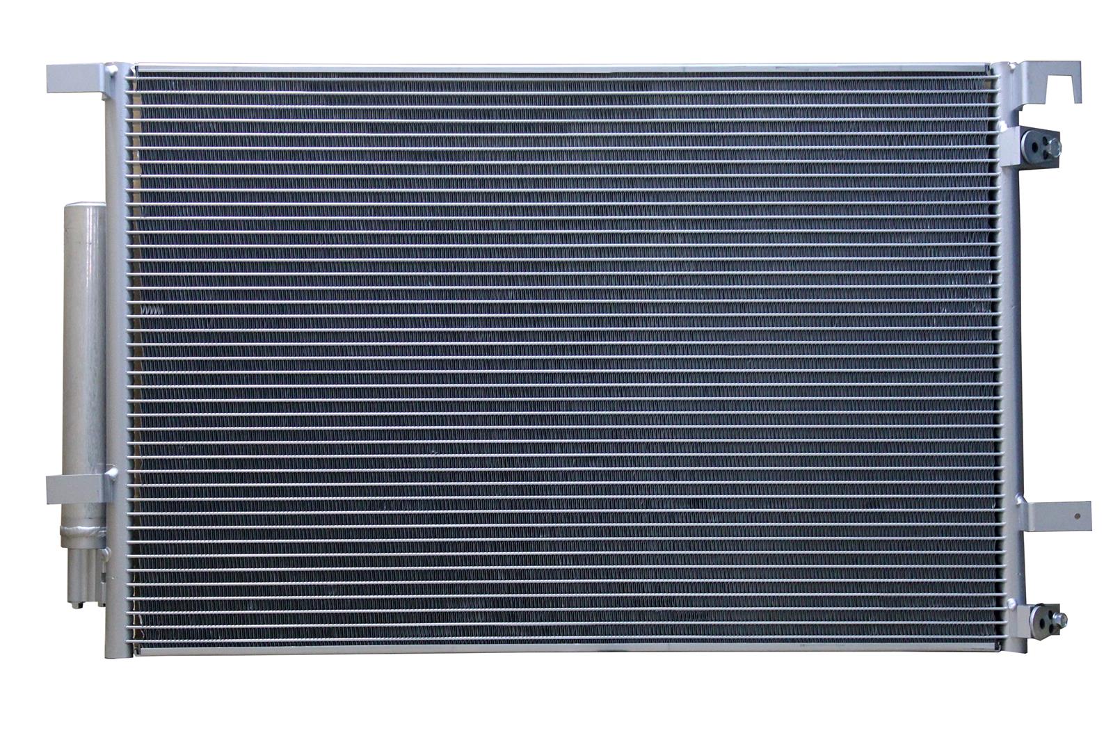 CSF Air Conditioning Condensers 10761 Condenser, Aluminum, Natural, Ford, Each thumbnail 3