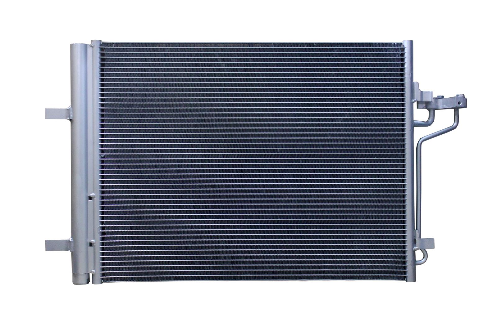 CSF Air Conditioning Condensers 10763 Condenser, Aluminum, Natural, Ford, Each thumbnail 2