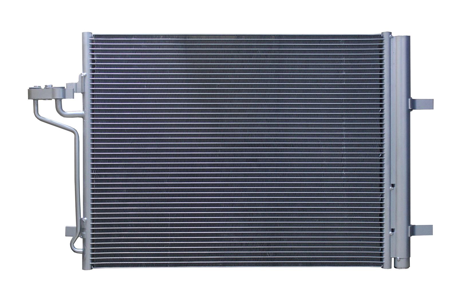 CSF Air Conditioning Condensers 10763 Condenser, Aluminum, Natural, Ford, Each thumbnail 3