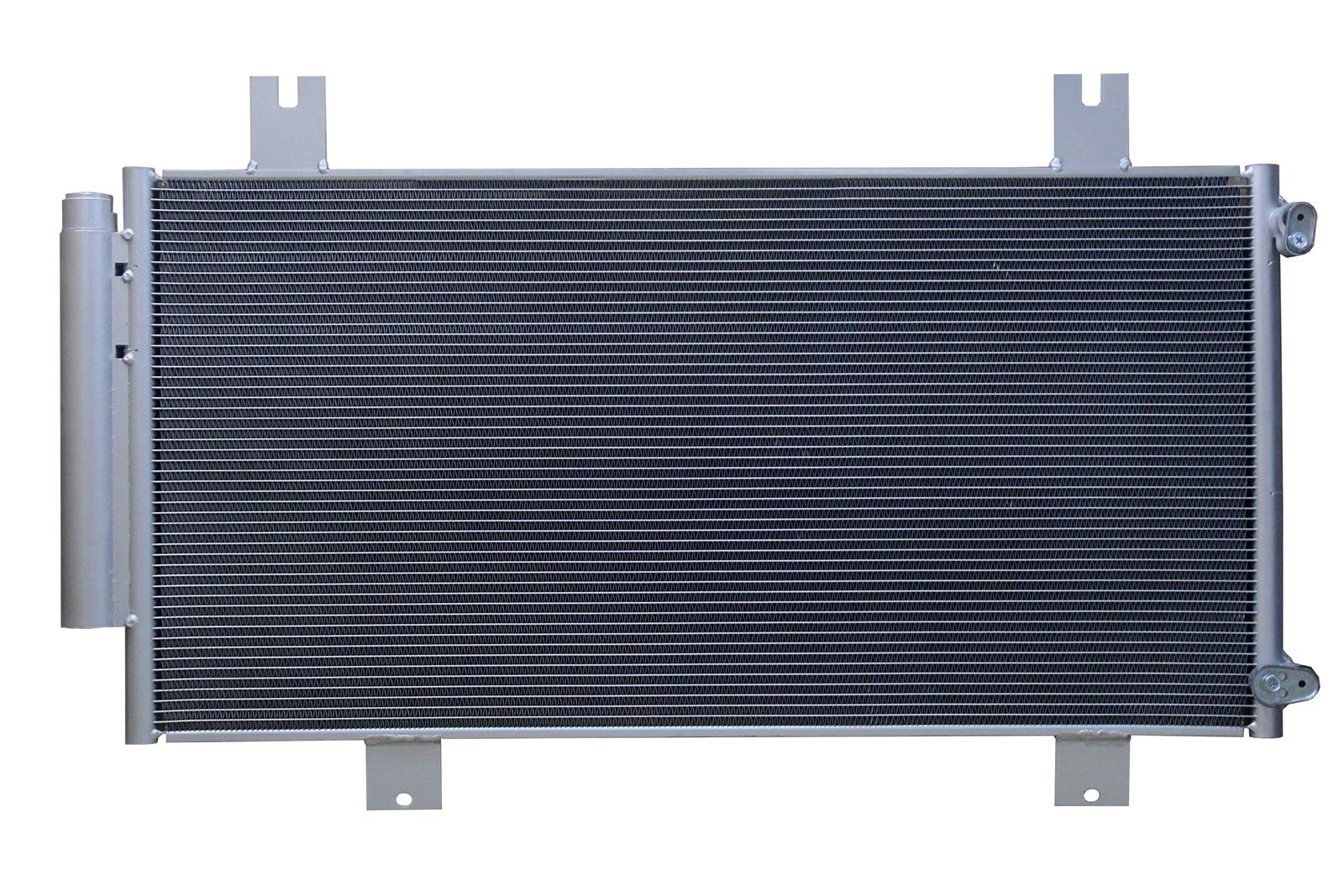 CSF Air Conditioning Condensers 10764 Condenser, Aluminum, Natural, for use on Honda®, Each thumbnail 2