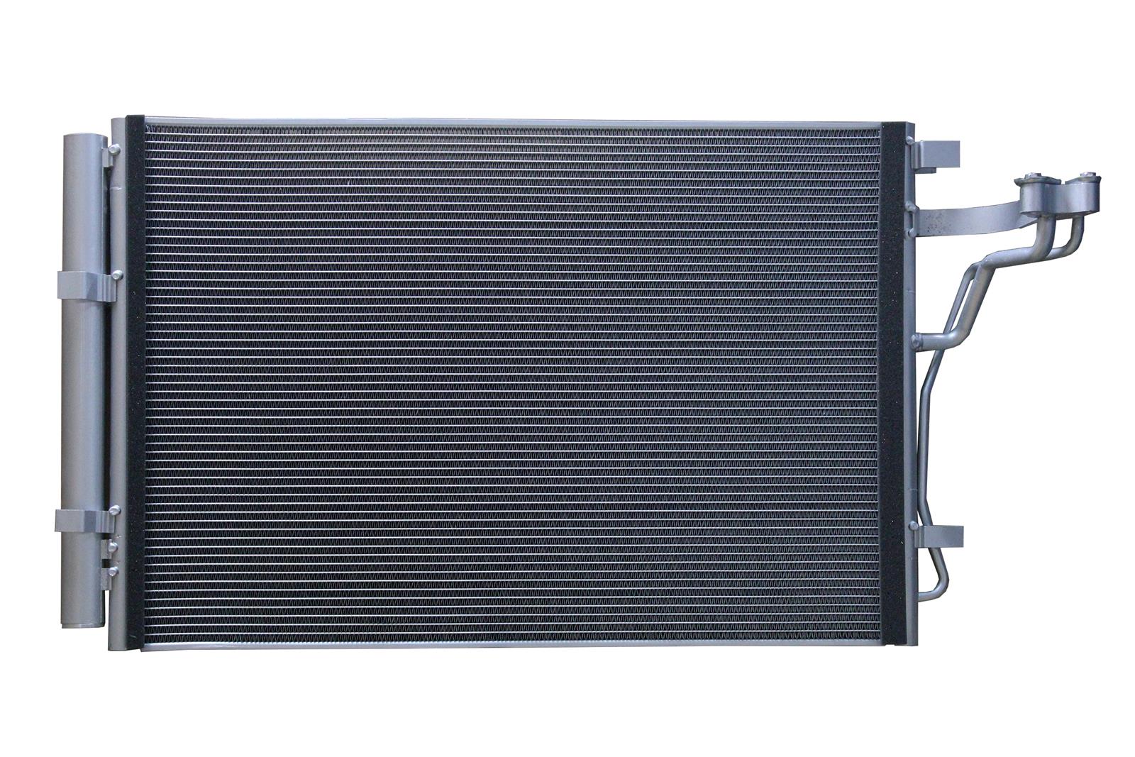 CSF Air Conditioning Condensers for 2014 SOUL - 10774 Condenser, Aluminum, Natural, use on Kia, Each thumbnail 2