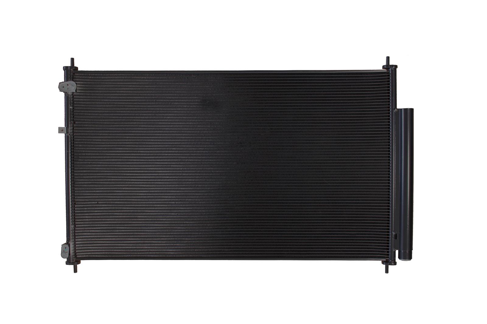CSF Air Conditioning Condensers 10791 Condenser, Aluminum, Black, for use on Honda®, Each thumbnail 2