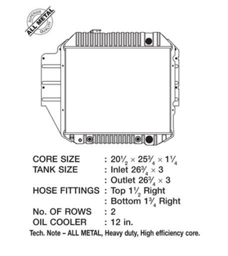 Csf Radiator Diagram FORD CSF Radiator 2275 CSF All-Metal Radiators | Summit Racing