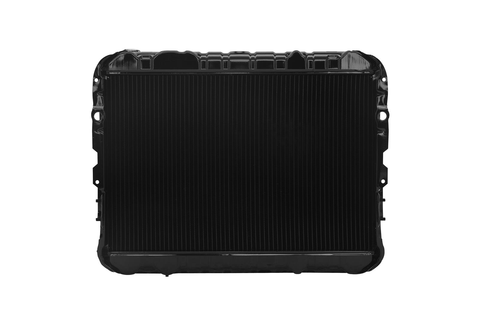 CSF All-Metal Radiators for 1981-1988 LAND CRUISER - 2708 Radiators, All-Metal, Downflow, Copper/Brass, Black, Transmission Cooler, Rugged ALL METAL Model, Toyota, 4.0L, 4.2L, Each thumbnail 2