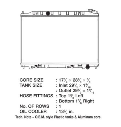 CSF Radiators 3133 Nissan Quest thumbnail 3