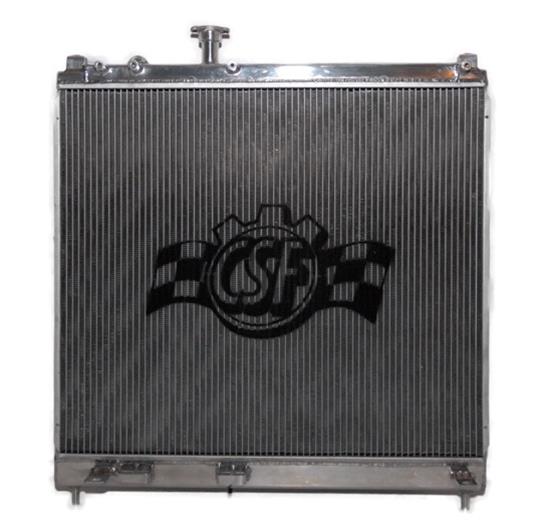 CSF Racing Radiators 3328 Radiator, Racing, Aluminum, Polished, Nissan, Infinity, Each