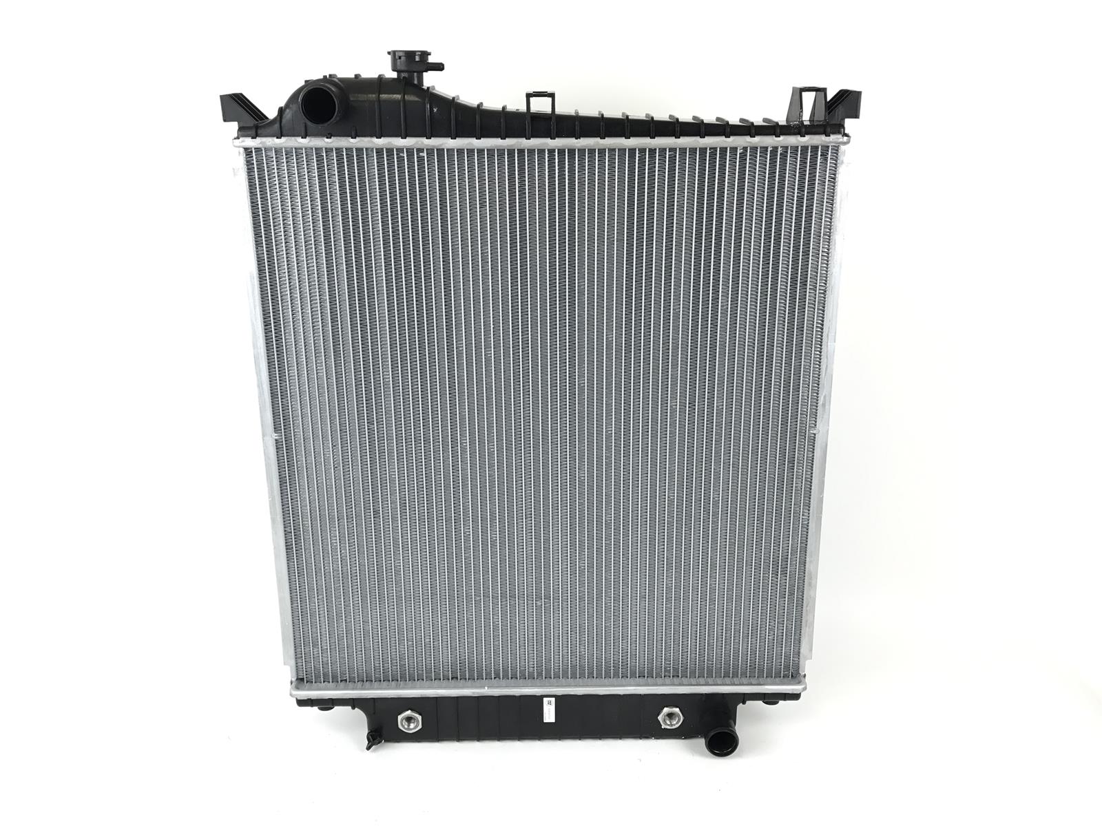 CSF Radiators 3464 Radiator, Aluminum/Plastic, Natural, Downflow, Upper Driver Side Inlet, Lower Passenger Side Outlet, Ford, Mercury, Each