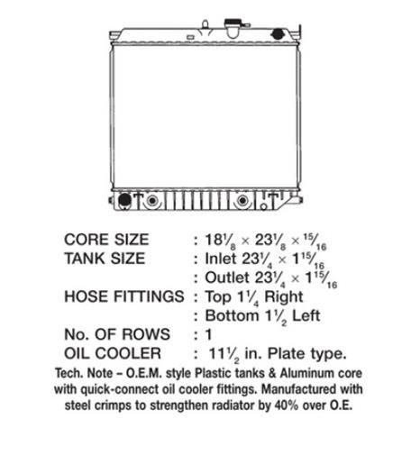 CSF Radiators 3471 Chevrolet Colorado thumbnail 3