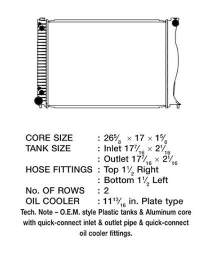 CSF Radiators 3575 Radiator, OE Replacement, Aluminum/Plastic, Natural, Audi, A6, Each thumbnail 3