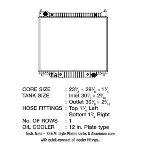 CSF Radiators 3673 Ford Econoline thumbnail 3