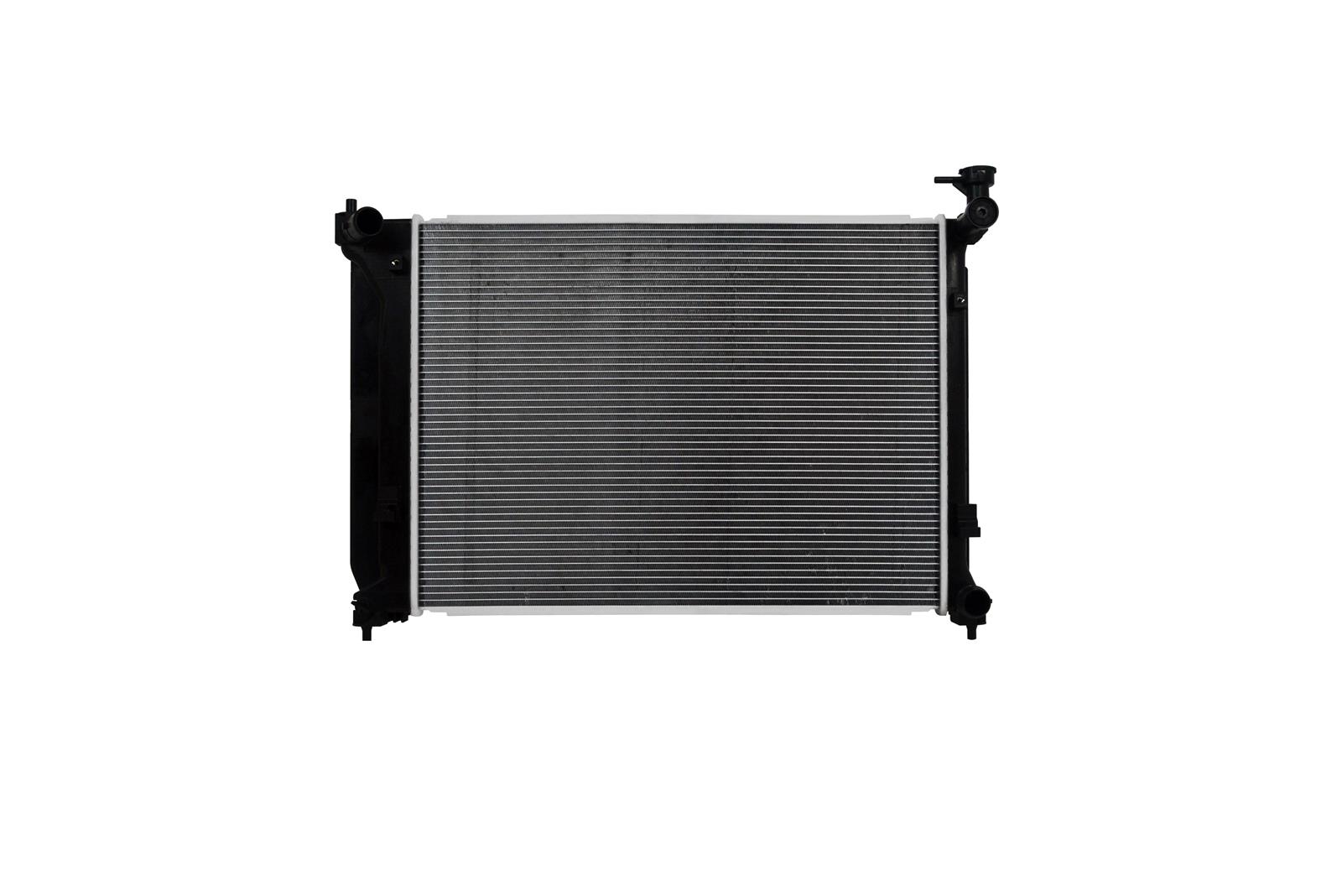 CSF Radiators 3755 Radiator, OE Replacement, Aluminum/Plastic, Natural, for use on Hyundai, Each thumbnail 2