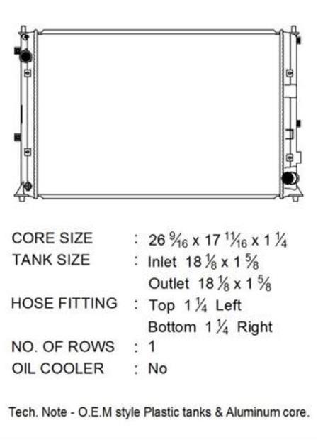 CSF Radiators 3781 Radiator, OE Replacement, Aluminum/Plastic, for use on Honda®, Each thumbnail 3