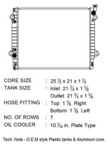 CSF Radiators 3786 Radiator, OE Replacement, Aluminum/Plastic, Toyota, Tacoma, Each thumbnail 3