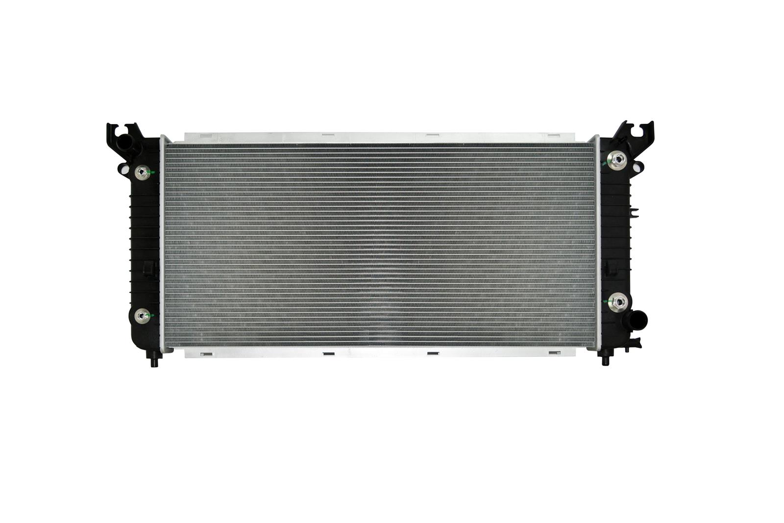 CSF Radiators for 2016-2018 SIERRA 1500, SILVERADO 1500 - 3841 Radiator, Aluminum/Plastic, Natural, Crossflow, Upper Driver Side Inlet, Lower Passenger Side Outlet, Chevy, GMC, Each thumbnail 2