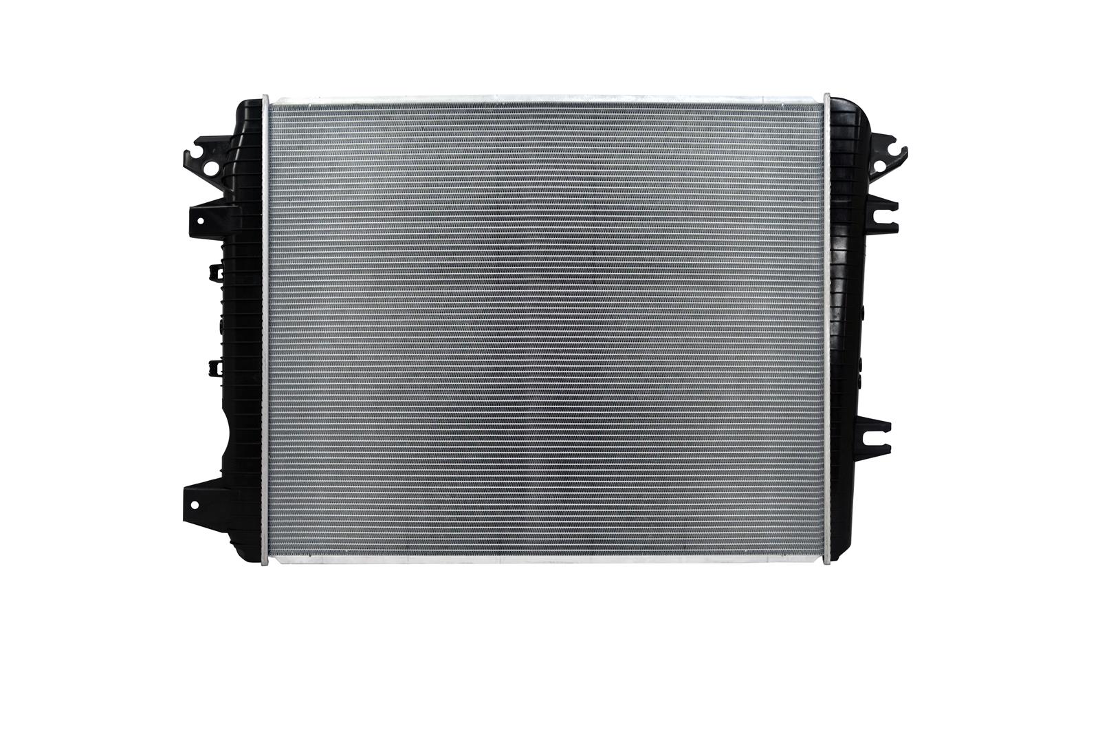 CSF Radiators 3843 Radiator, Aluminum/Plastic, Natural, Crossflow, Upper Driver Side Inlet, Lower Passenger Side Outlet, Turbocharged, Chevy, GMC, Each thumbnail 2