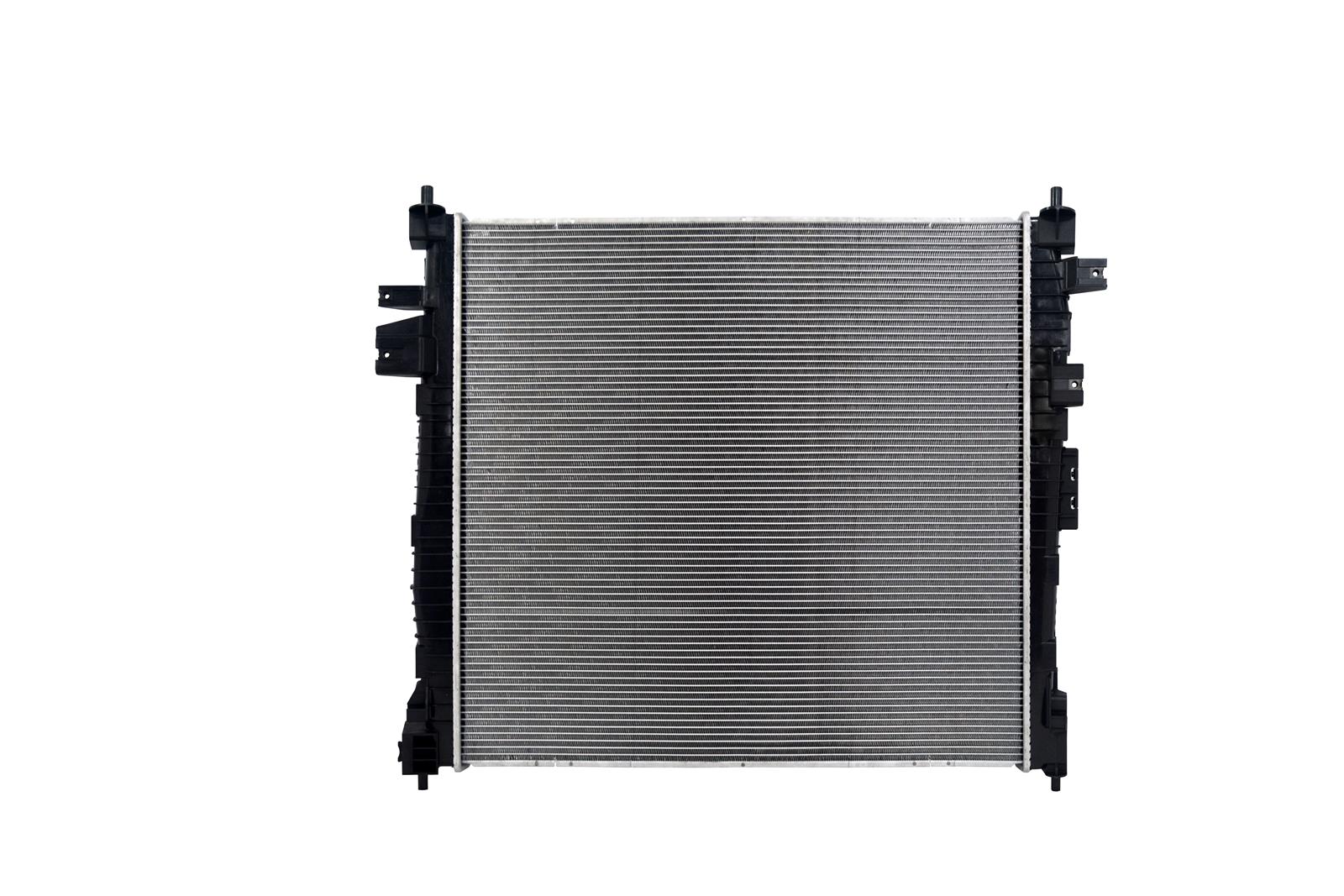 CSF Radiators 3844 Radiator, Aluminum/Plastic, Natural, Crossflow, Upper Driver Side Inlet, Lower Passenger Side Outlet, Turbocharged, Chevy, Each thumbnail 2