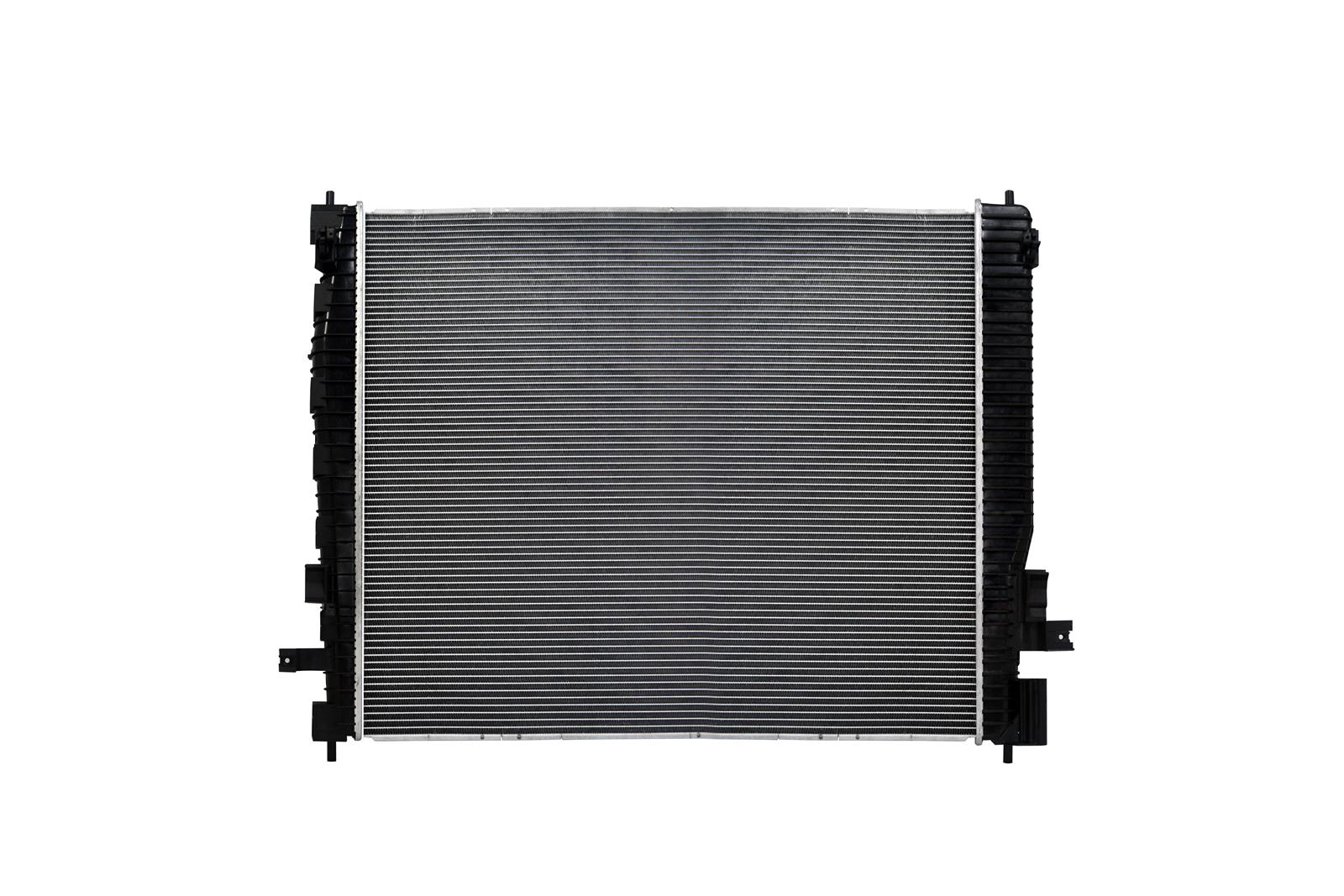 CSF Radiators 3845 Radiator, Aluminum/Plastic, Natural, Crossflow, Upper Passenger Side Inlet, Lower Drive Side Outlet, Buick, Chevy, Each thumbnail 2