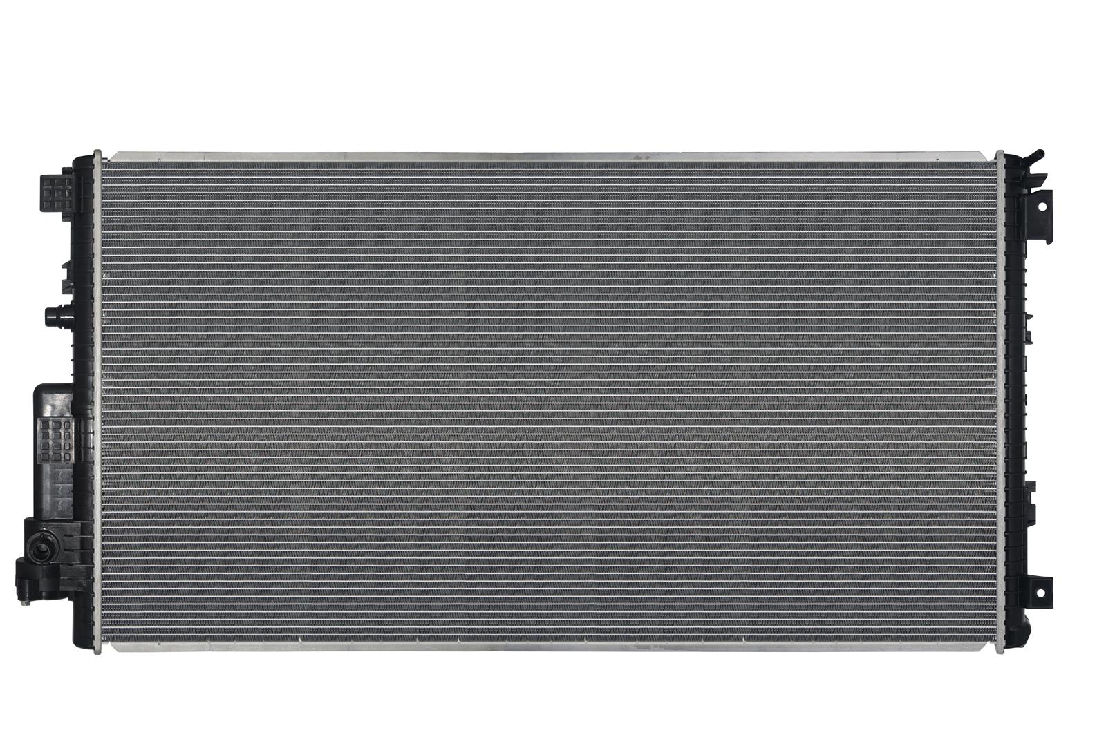 CSF Radiators for 2017-2019 F-250 SUPER DUTY, F-350 DUTY - 3850 Radiator, Auxiliary, Aluminum/Plastic, Natural, Crossflow, Two Row, Ford, Each