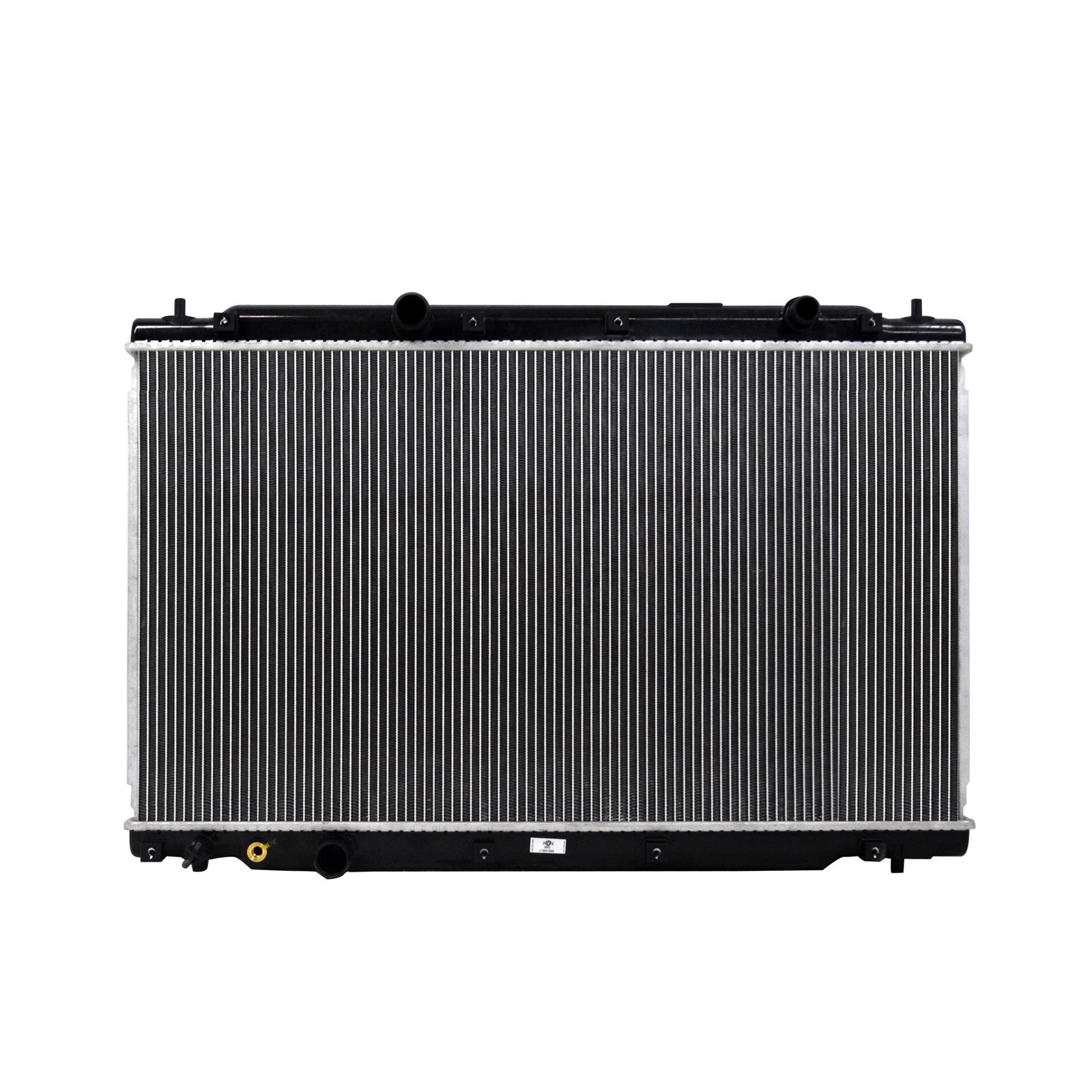 CSF Radiators 3853 Radiator, Aluminum/Plastic, Natural, Downflow, Upper Driver Side Inlet, Lower Driver Side Outlet, for use on Honda®, Each thumbnail 2