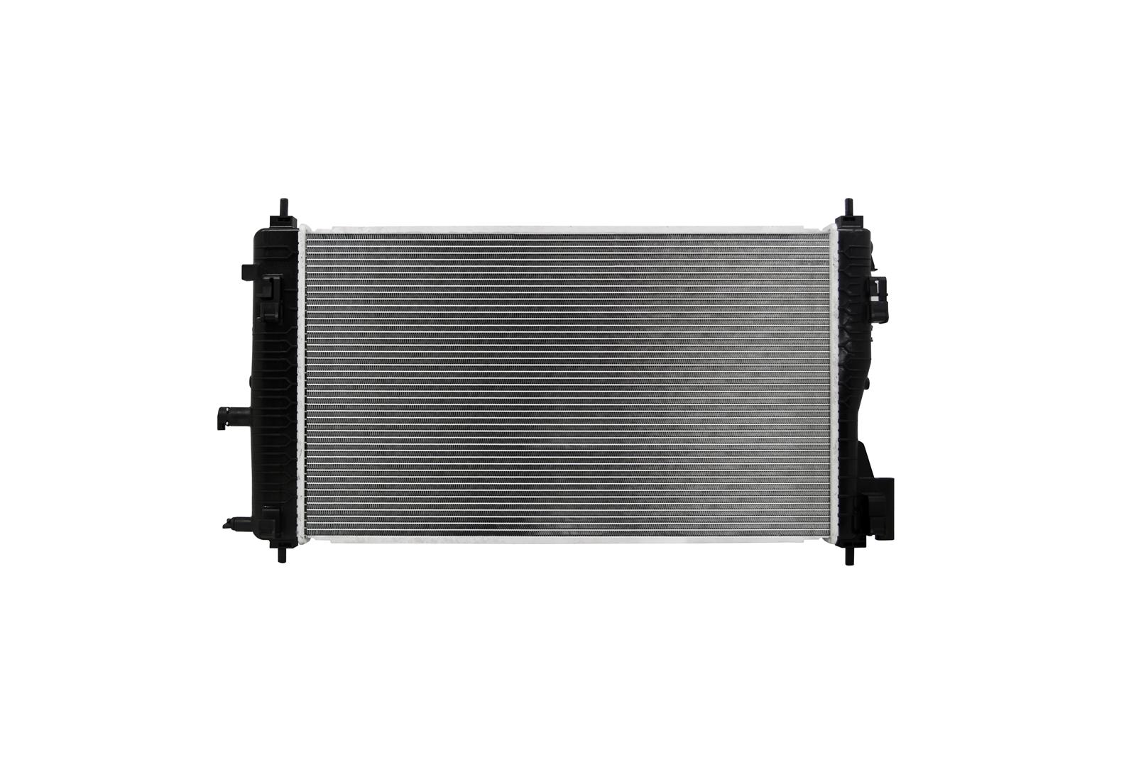 CSF Radiators 3867 Radiator, Aluminum/Plastic, Natural, Crossflow, Upper Driver Side Inlet, Lower Passenger Side Outlet, Buick, Chevy, Each thumbnail 2