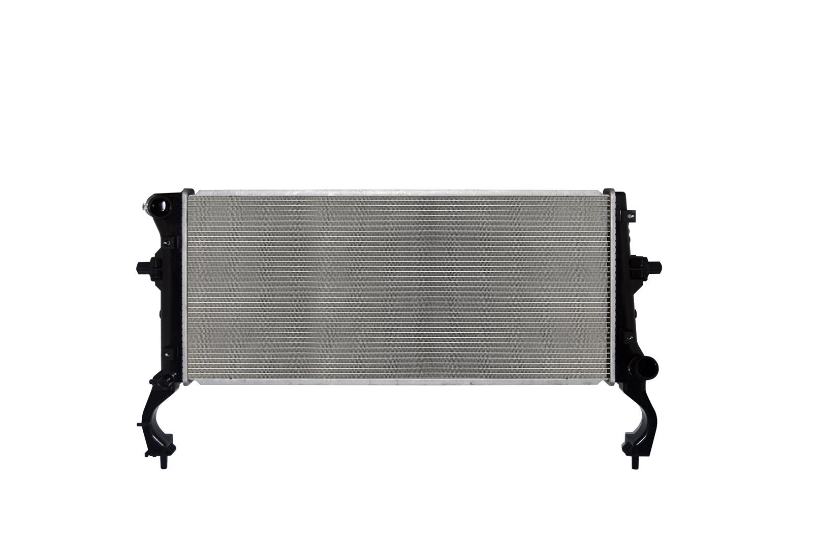 CSF Radiators 3870 Radiator, Aluminum/Plastic, Natural, Crossflow, Upper Driver Side Inlet, Lower Passenger Side Outlet, for Hyundai, Each thumbnail 2