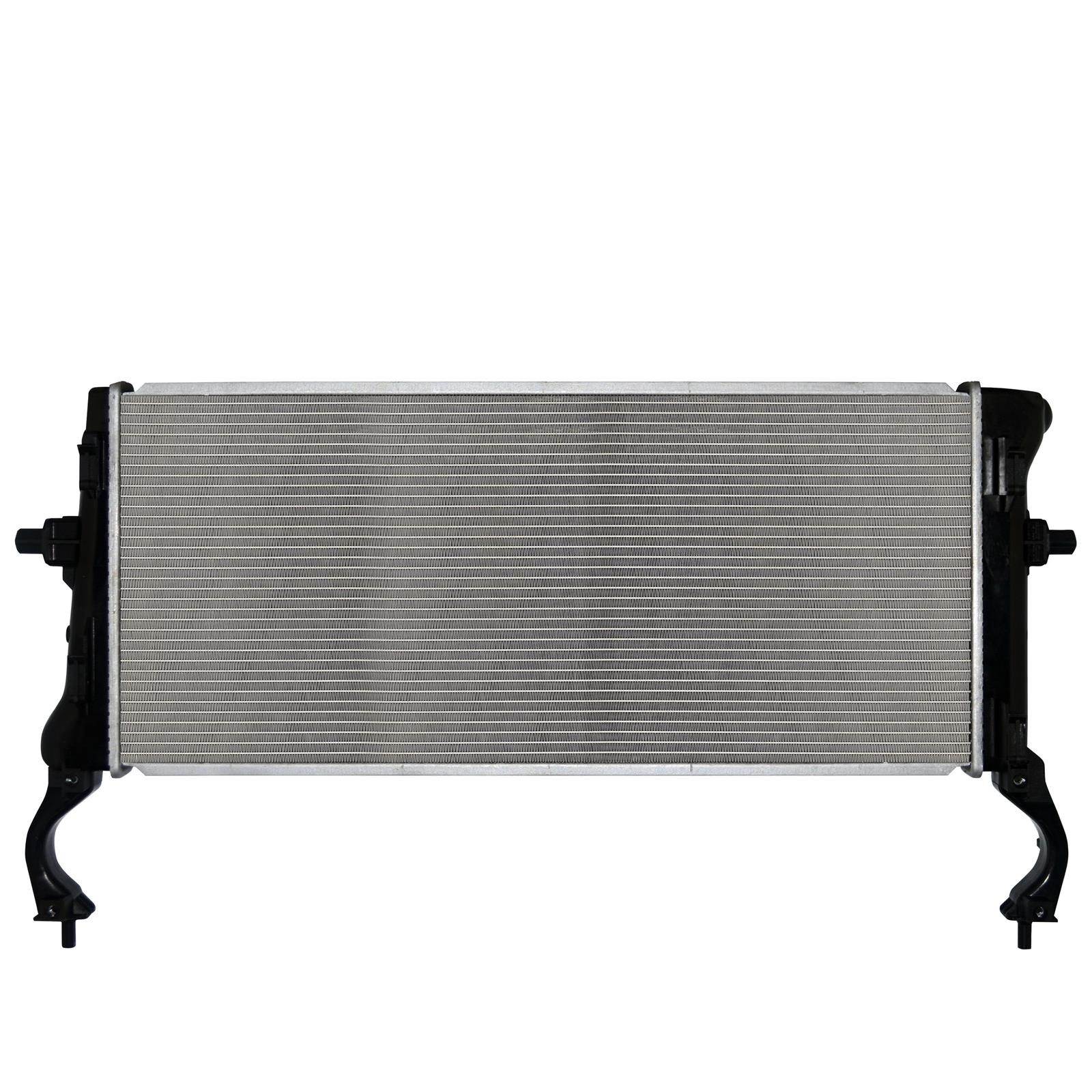 CSF Radiators 3870 Radiator, Aluminum/Plastic, Natural, Crossflow, Upper Driver Side Inlet, Lower Passenger Side Outlet, for Hyundai, Each thumbnail 3