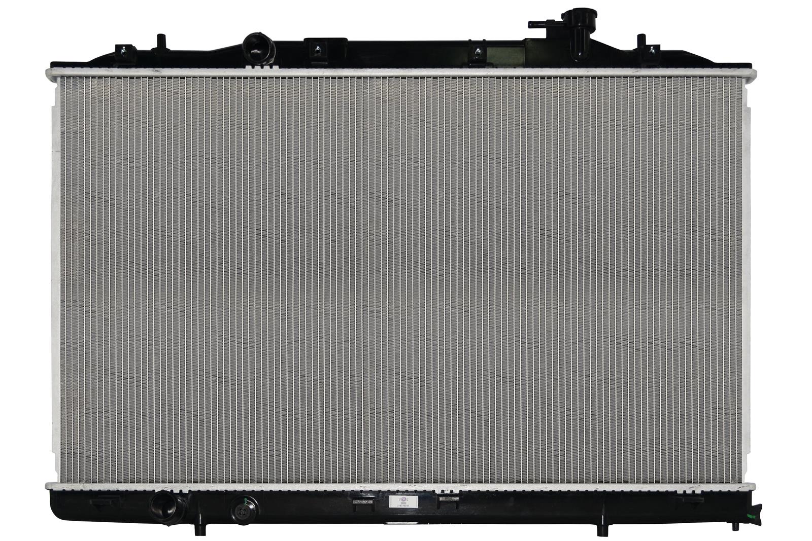 CSF Radiators 3883 Radiator, Aluminum/Plastic, Natural, Downflow, Upper Driver Side Inlet, Lower Driver Side Outlet, for use on Honda®, Each