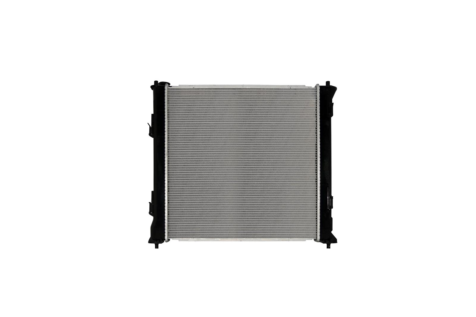 CSF Radiators 3885 Radiator, Aluminum/Plastic, Natural, Crossflow, Upper Driver Side Inlet, Lower Passenger Side Outlet, Turbocharged, Jeep, Each thumbnail 2