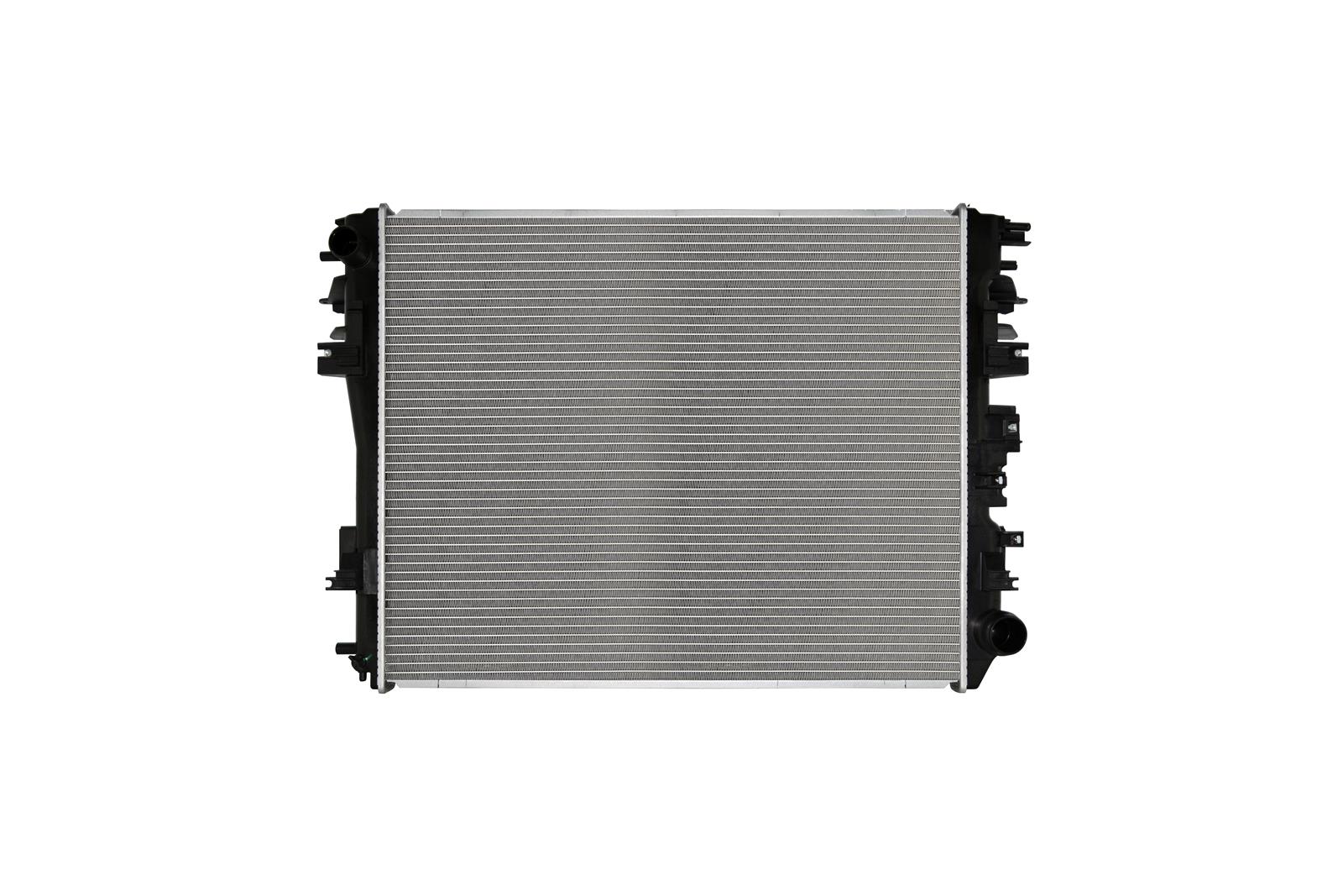 CSF Radiators 3887 Radiator, Aluminum/Plastic, Natural, Crossflow, Upper Driver Side Inlet, Lower Passenger Side Outlet, Ram, Each