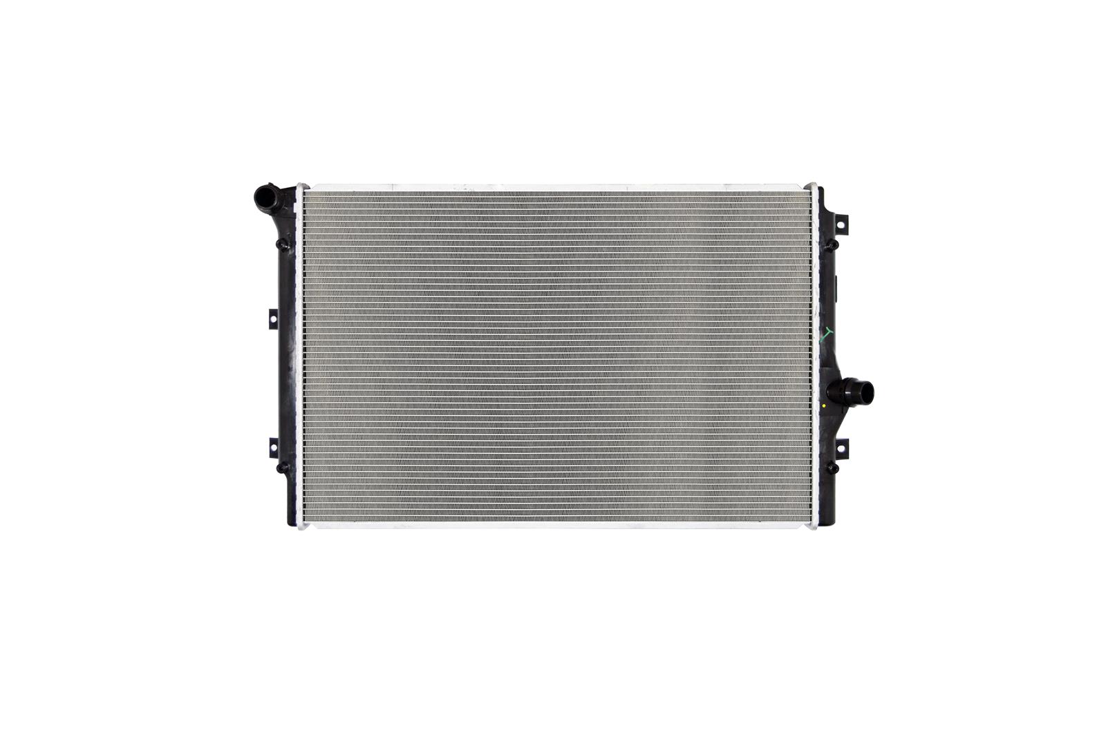 CSF Radiators for 2014-2019 BEETLE, PASSAT, 2014-2018 JETTA - 3921 Radiator, Aluminum/Plastic, Natural, Crossflow, Upper Driver Side Inlet, Lower Passenger Side Outlet, Volkswagen, Each