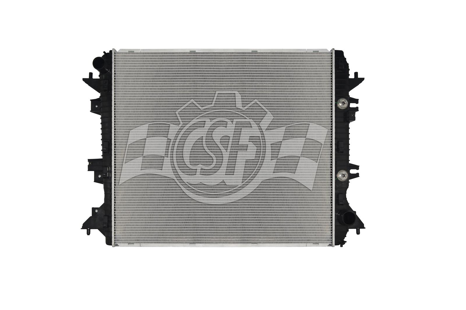 CSF Radiators 3928 Radiator, Aluminum/Plastic, Natural, Crossflow, Upper Driver Side Inlet, Lower Passenger Side Outlet, Chevy, GMC, Each