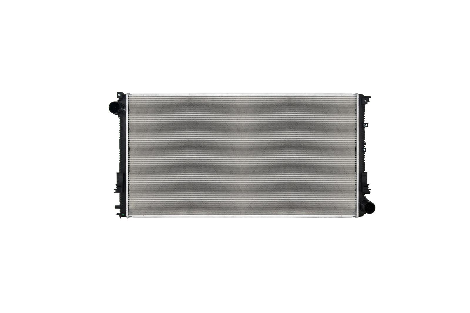 CSF Radiators for 2019-2023 3500 - 3937 Radiator, Crossflow, 2 Row, Aluminum/Plastic, Black/Natural, Upper Left Side Inlet, Ram, 6.7L Diesel, Each thumbnail 4