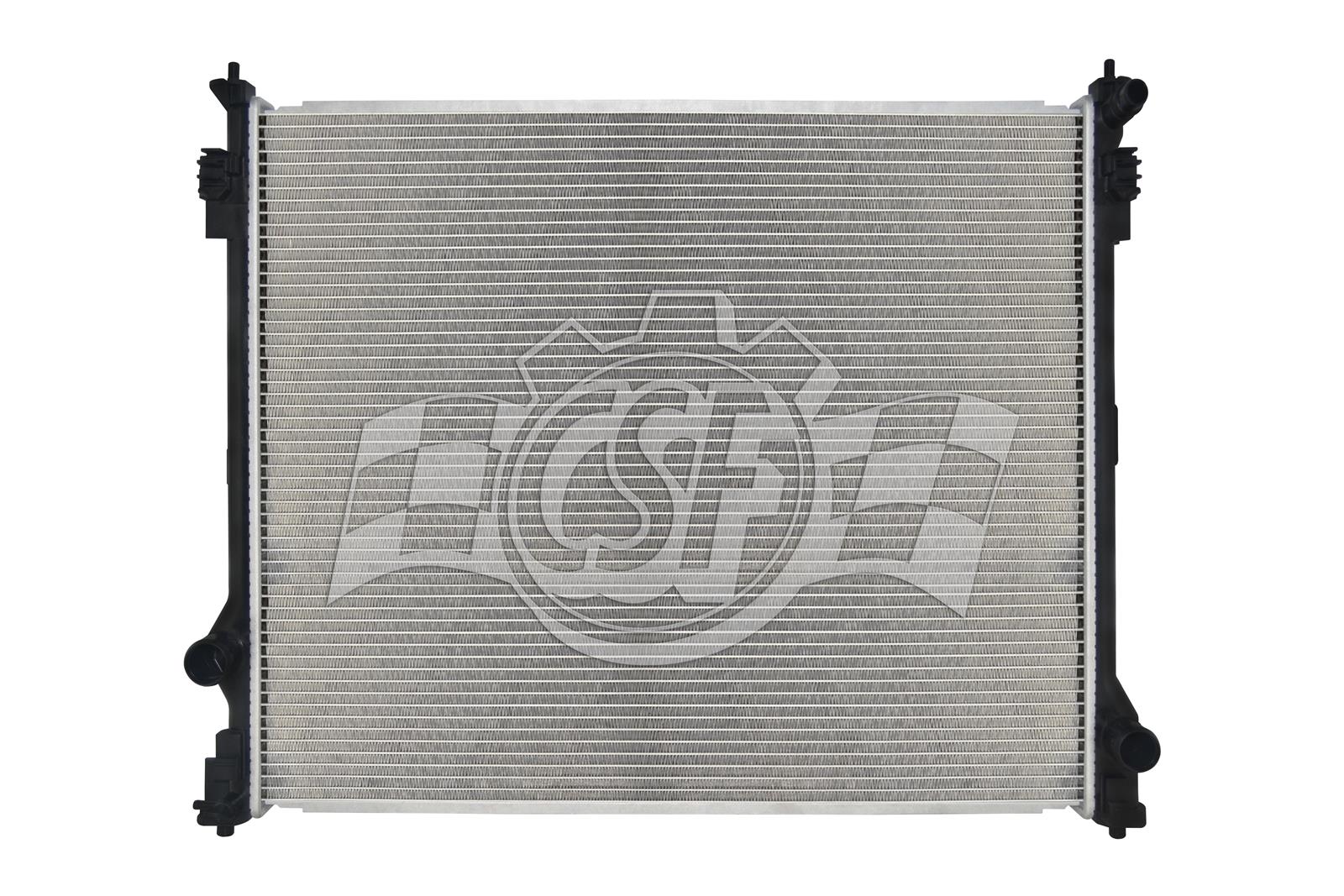 CSF Radiators 3970 Radiator, Aluminum/Plastic, Natural, Crossflow, Lower Driver Side Inlet, Lower Passenger Side Outlet, Toyota, Each