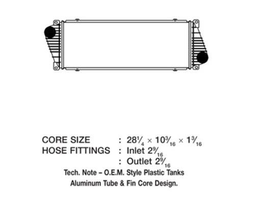 CSF Intercoolers 6065 Intercooler, Aluminum, Natural, Dodge, Each thumbnail 3